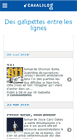 Mobile Screenshot of desgalipettesentreleslignes.fr