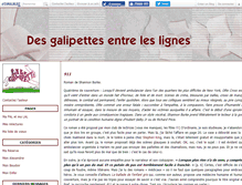 Tablet Screenshot of desgalipettesentreleslignes.fr